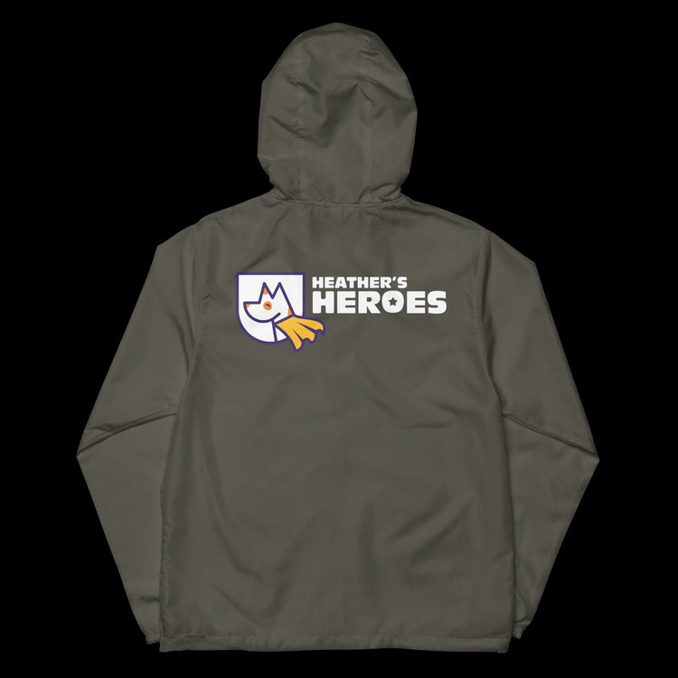 Lightweight zip up windbreaker – Heather's Heroes