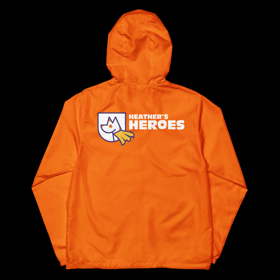 Lightweight zip up windbreaker – Heather's Heroes