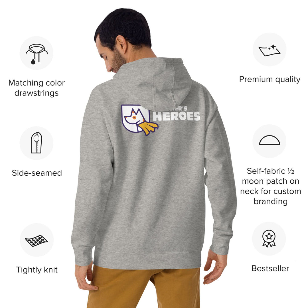 Cotton blend hoodie – Heather's Heroes