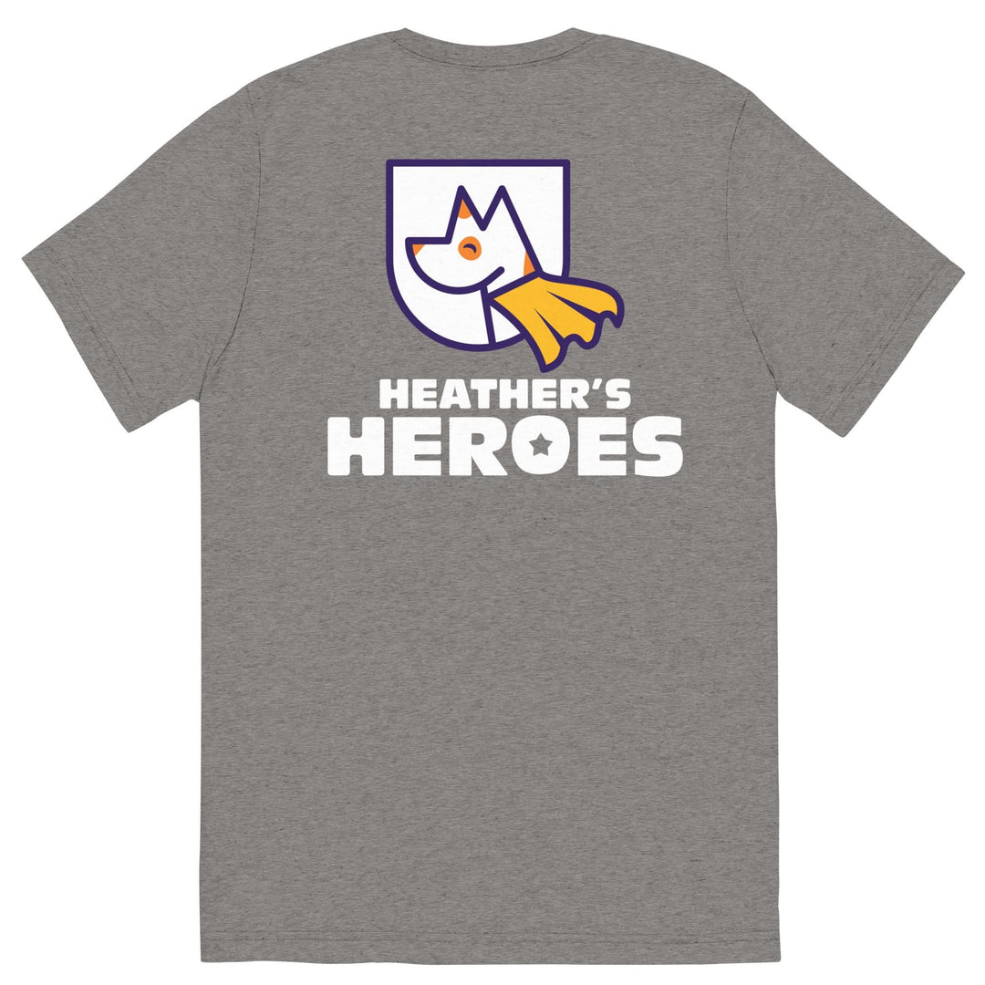 Tri-blend short sleeve t-shirt – Heather's Heroes