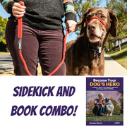 Sidekick leash and book combo photo